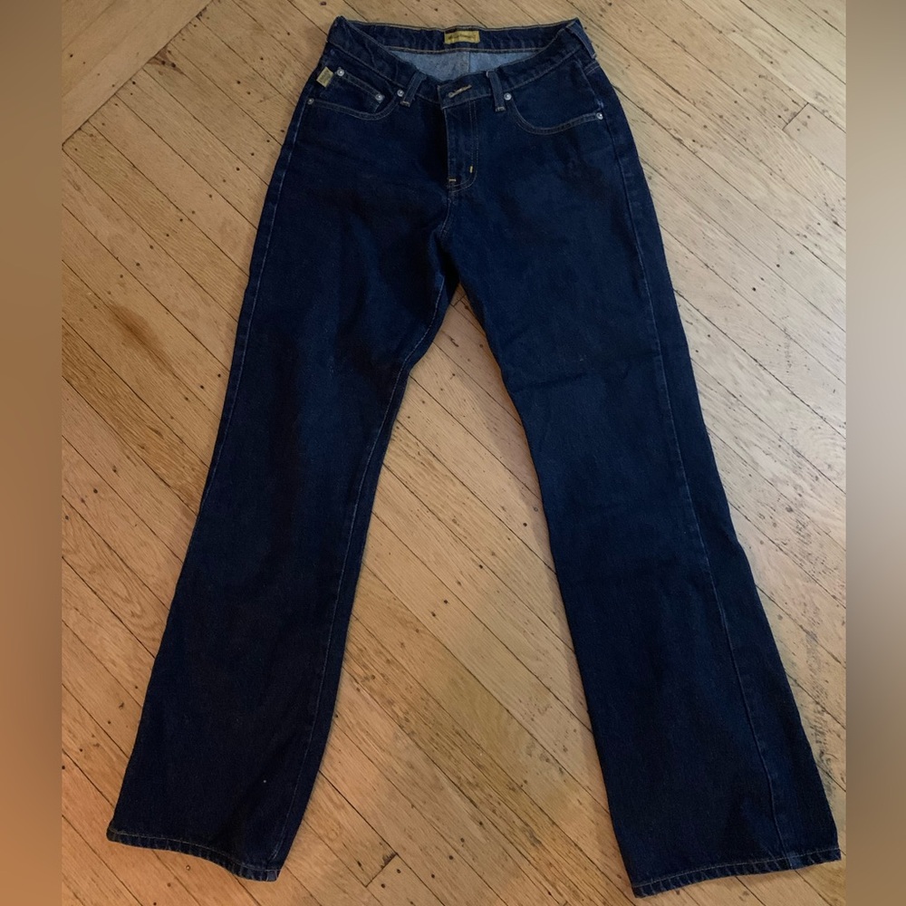 90s Dark Blue Denim Jeans